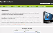 Spam Filter Blacklist, Block Spammers